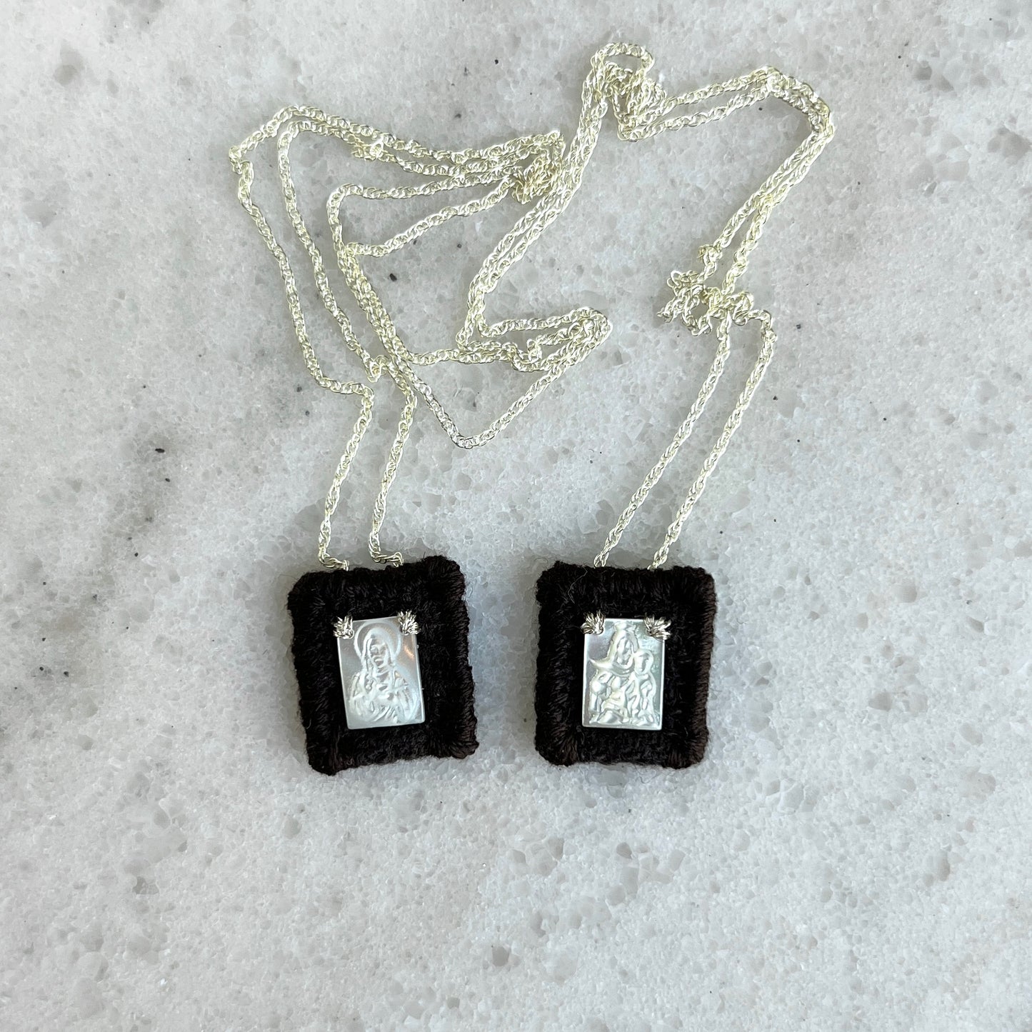 RESTOCK SOON Brown Scapular Necklace