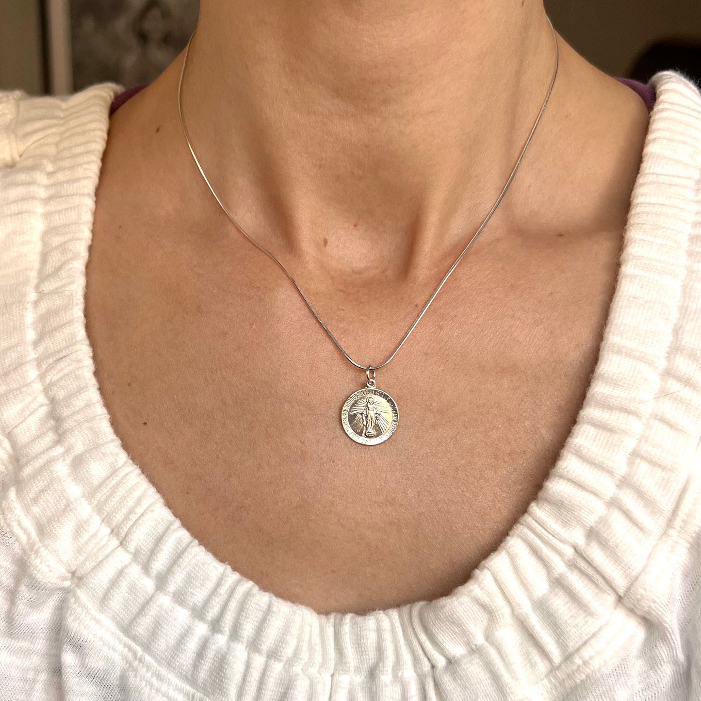 Elegant Miraculous Necklace- Sterling Silver