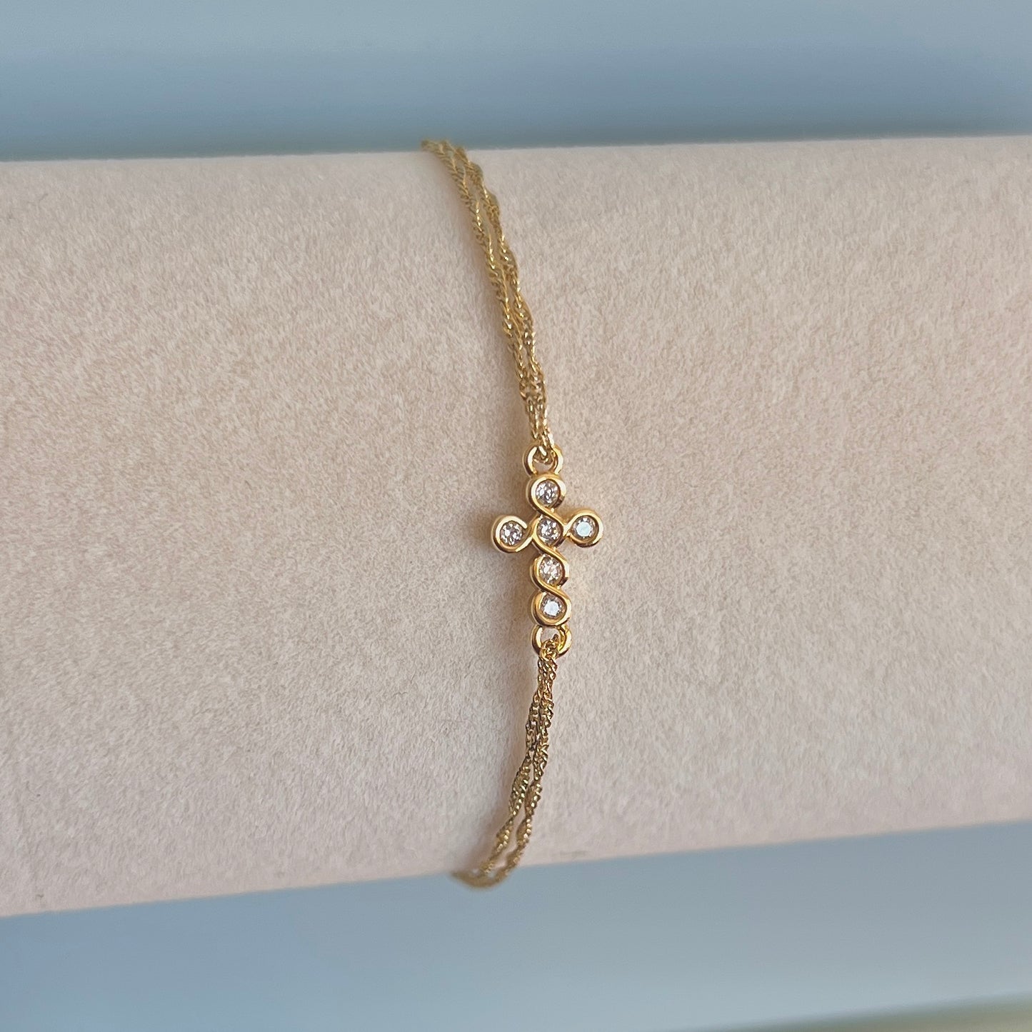 Children's Resurrection Cross Bracelet