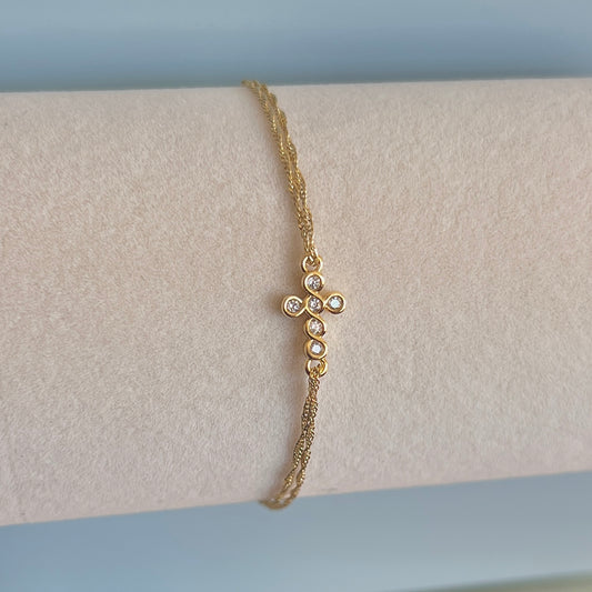Children's Resurrection Cross Bracelet