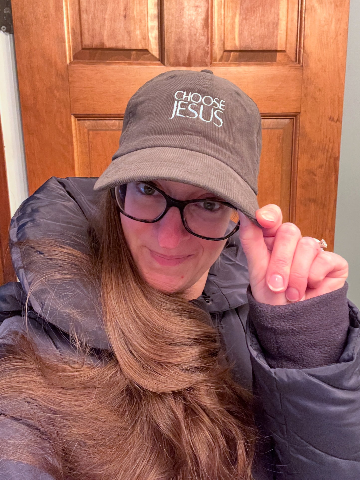 CHOOSE JESUS Corduroy Baseball Cap