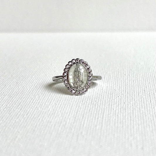 Our Lady of Guadalupe Ring- Silver
