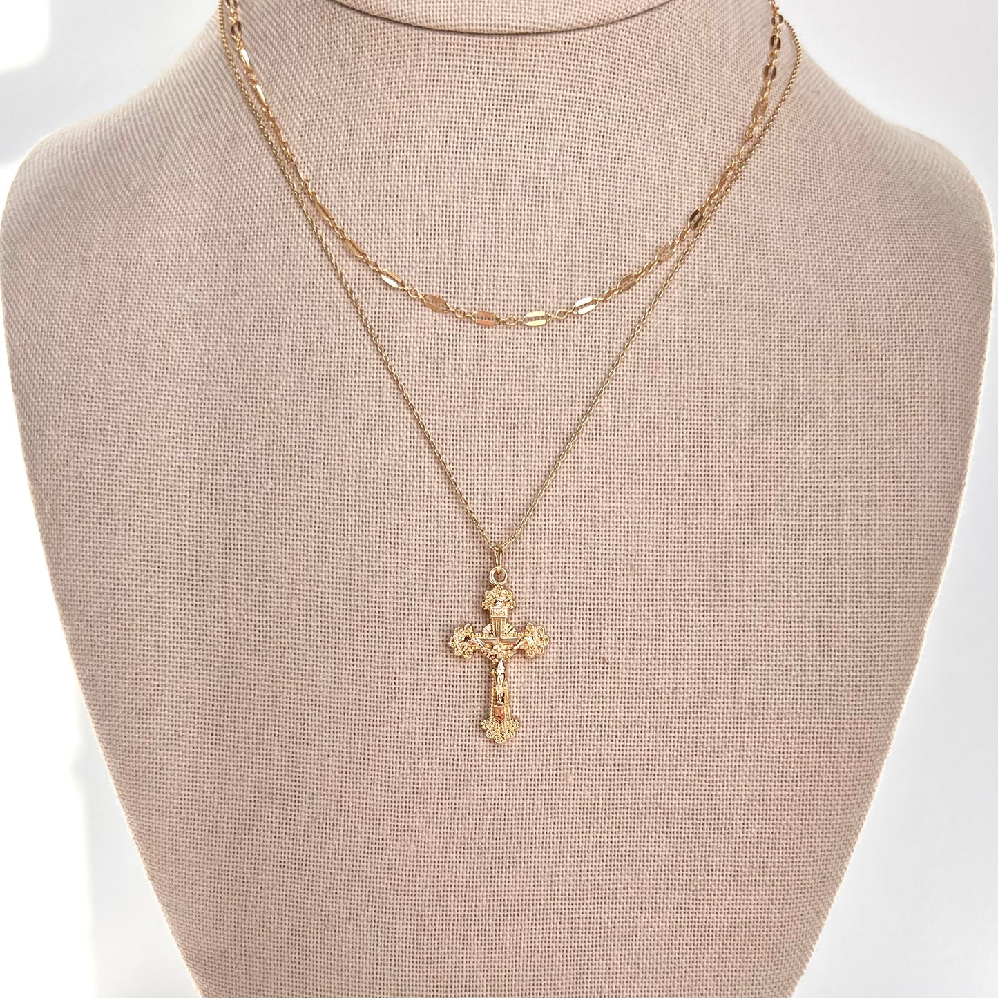 Fancy Crucifix Layering Set