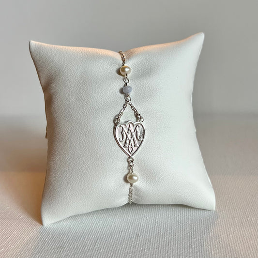 Auspice Maria Bracelet- Sterling Silver