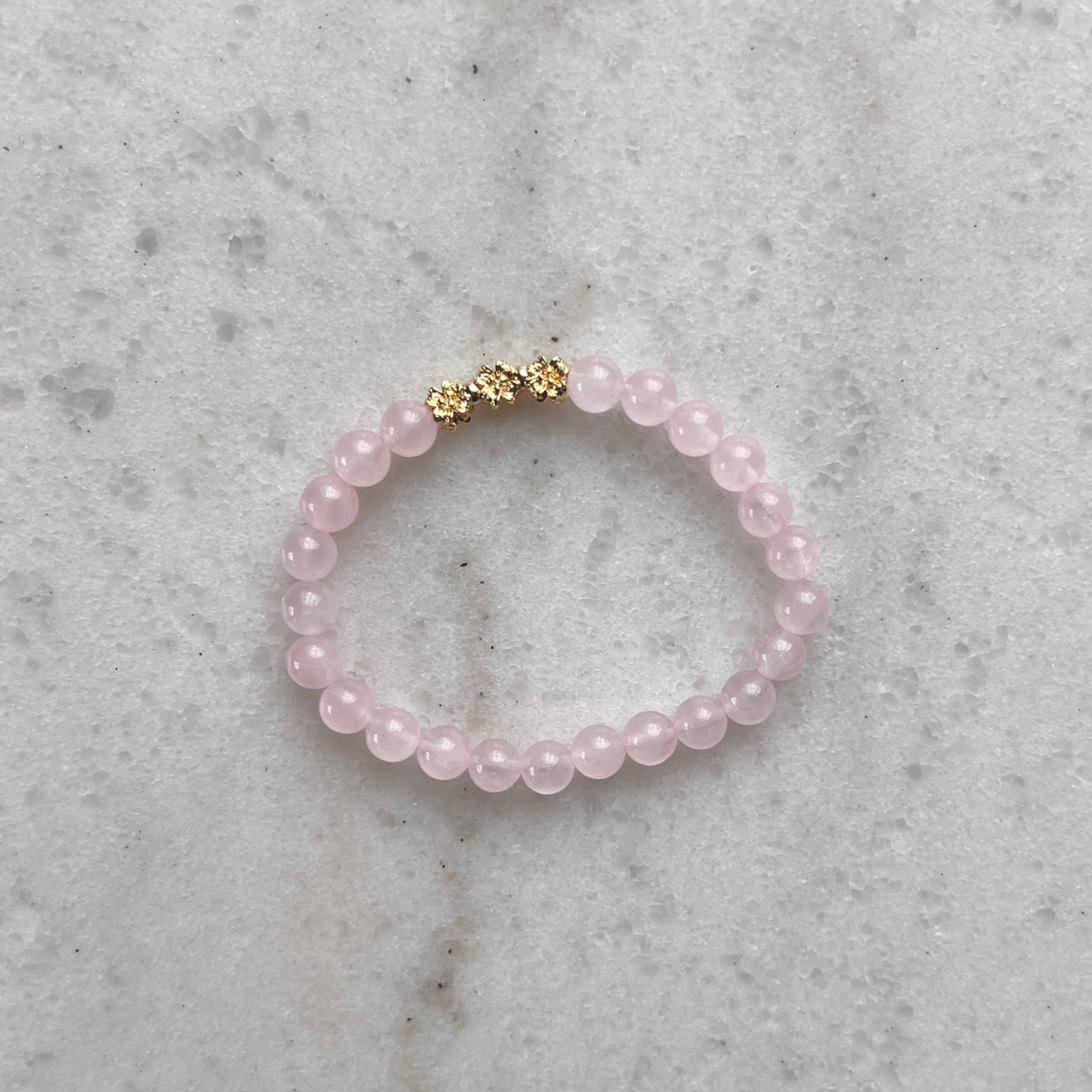 Hail Mary Stretch Bracelet- 6mm Beads