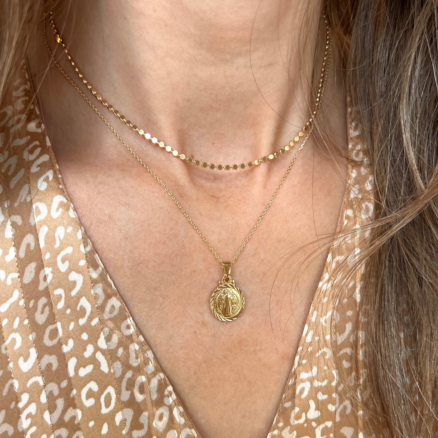 *CLEARANCE* Saint Benedict Necklace Layering Set