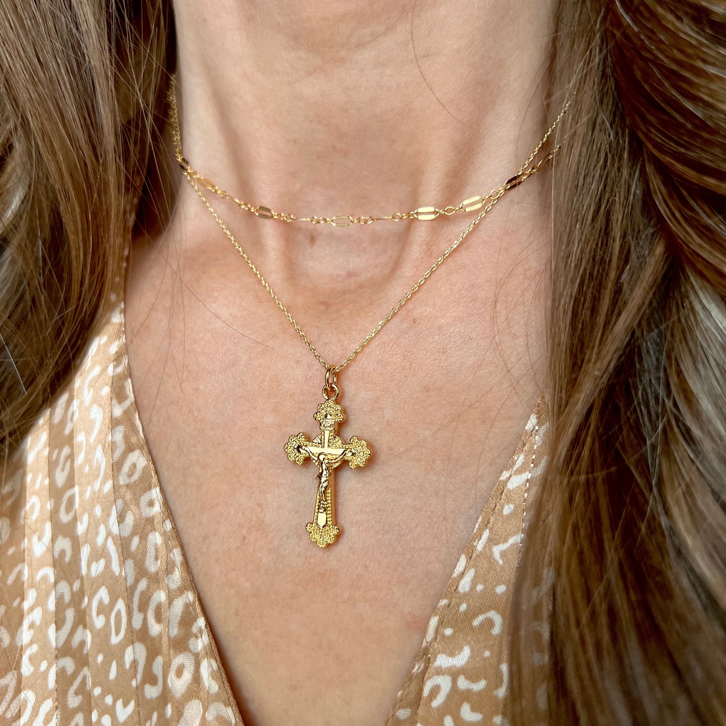 Fancy Crucifix Layering Set