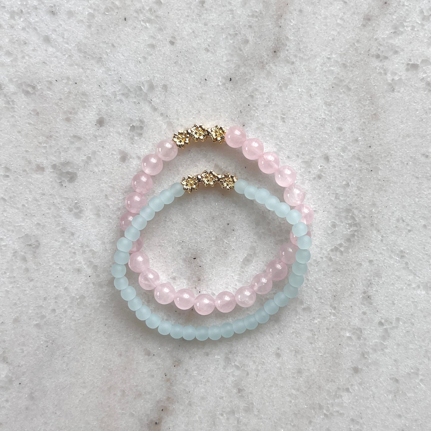Hail Mary Stretch Bracelet- 4mm Beads