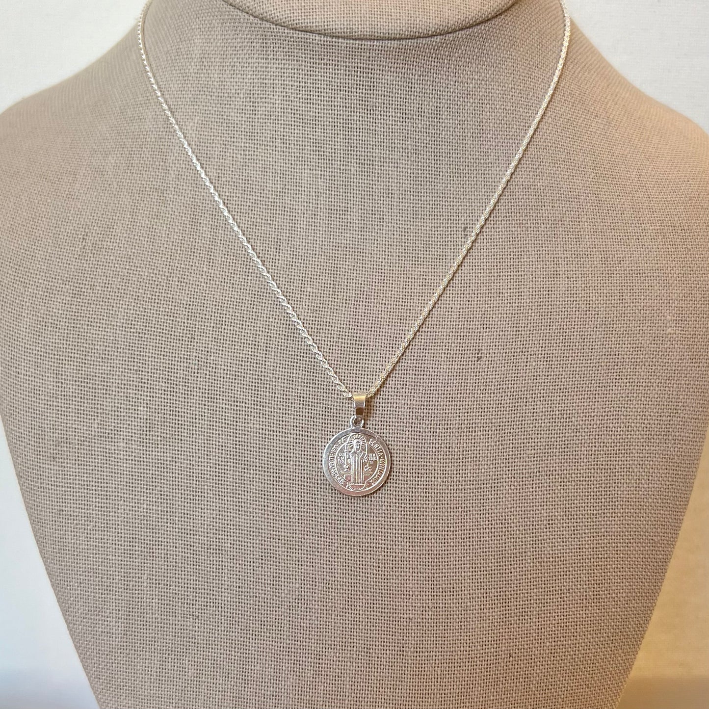 SAMPLE Saint Benedict Necklace - Sterling Silver