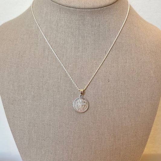 SAMPLE Saint Benedict Necklace - Sterling Silver