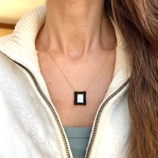 RESTOCK SOON Brown Scapular Necklace