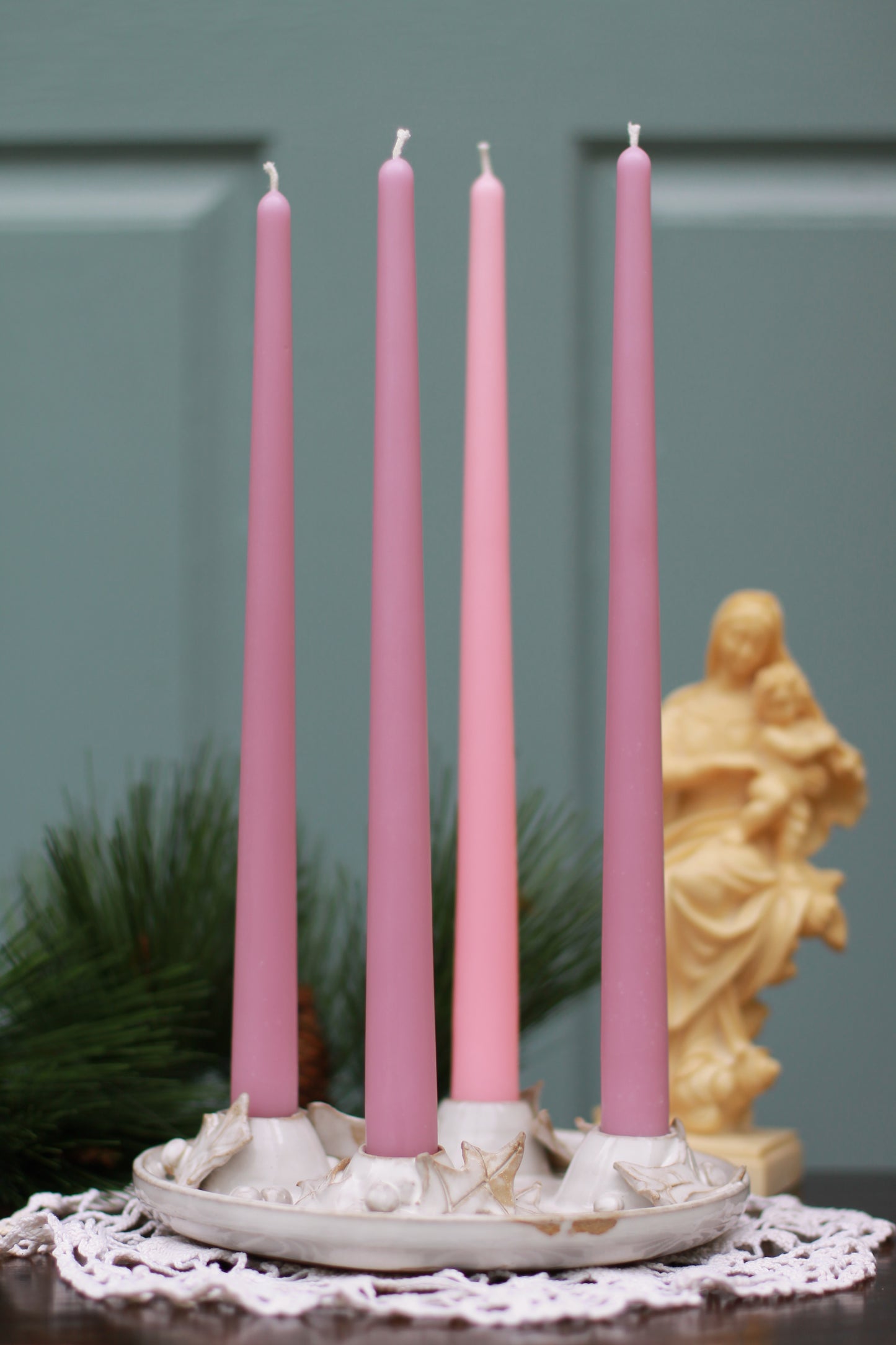 100% Beeswax Advent Candles