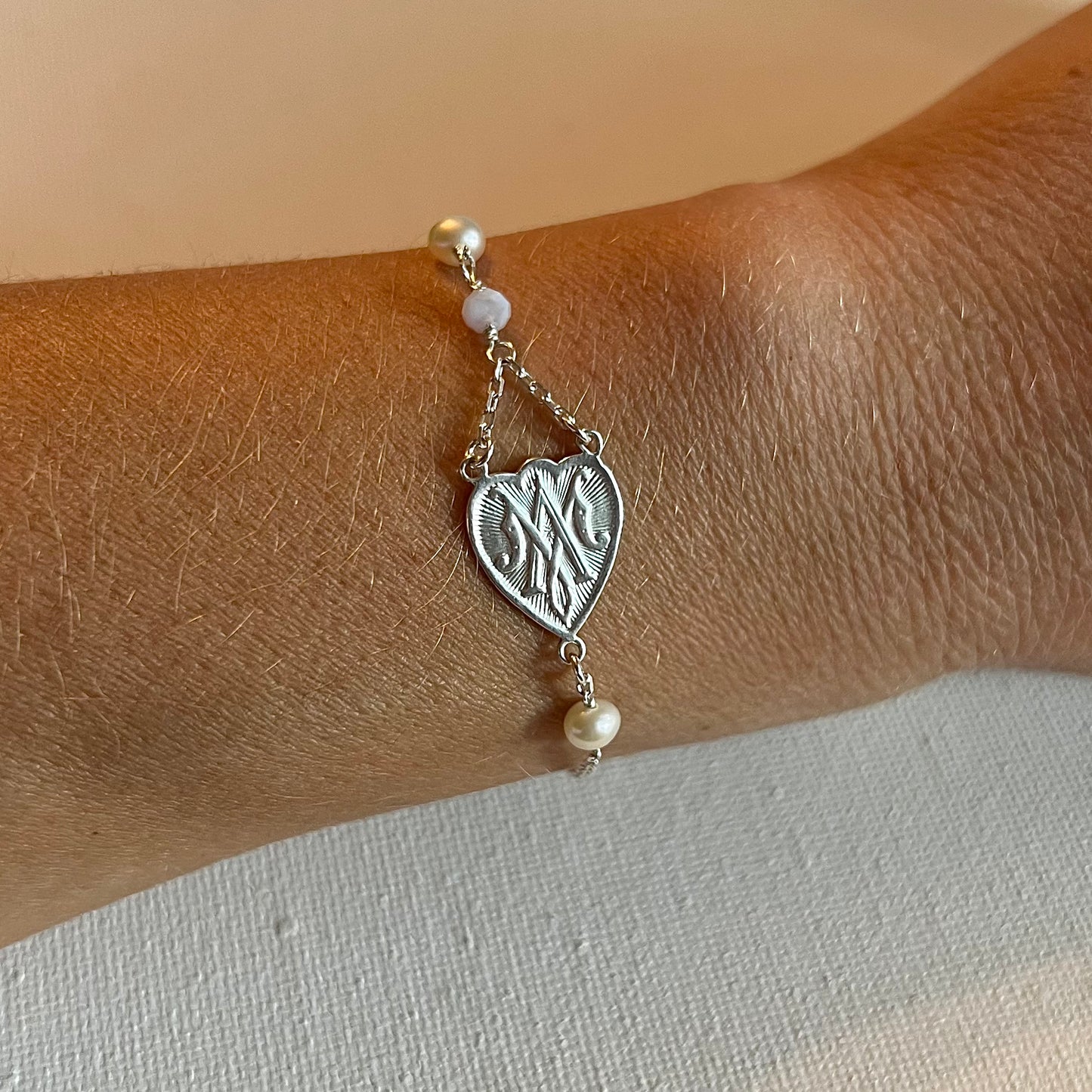 Auspice Maria Bracelet- Sterling Silver