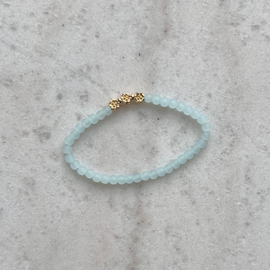 Hail Mary Stretch Bracelet- 4mm Beads