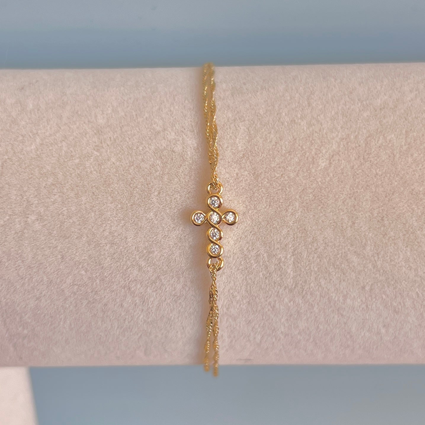 Children's Resurrection Cross Bracelet