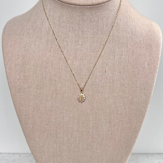 Our Lady of Guadalupe Necklace- 14K Solid Gold