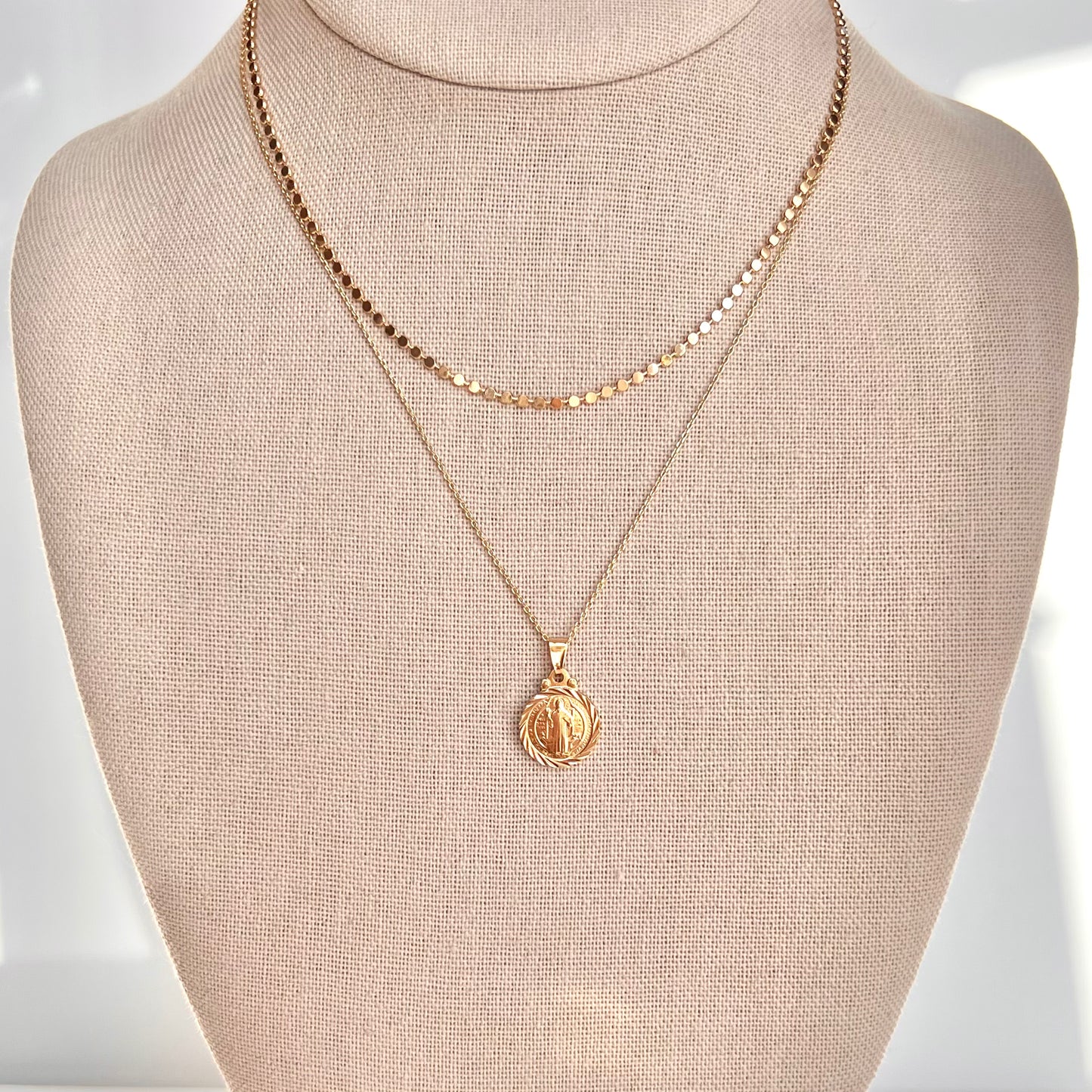 *CLEARANCE* Saint Benedict Necklace Layering Set