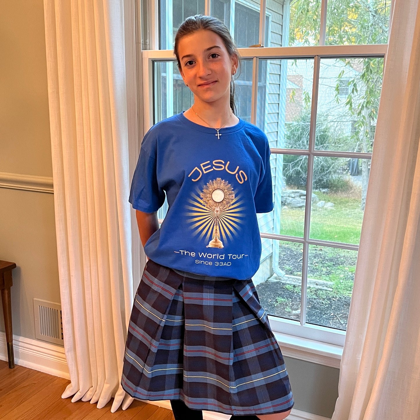 The Jesus World Tour Eucharistic Miracles Tee- Youth Unisex