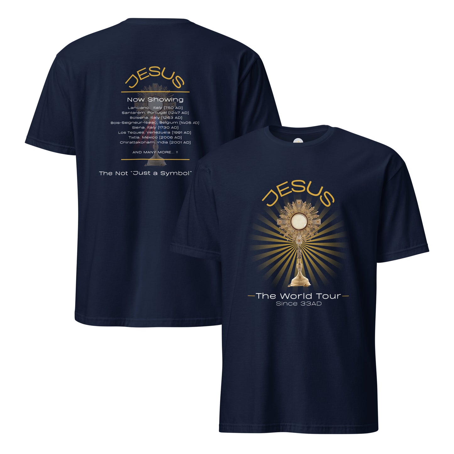 The Jesus World Tour Eucharistic Miracles Tee- Adult Unisex