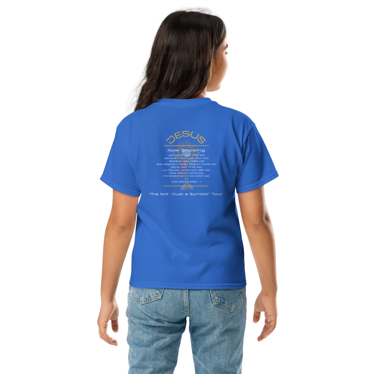 The Jesus World Tour Eucharistic Miracles Tee- Youth Unisex