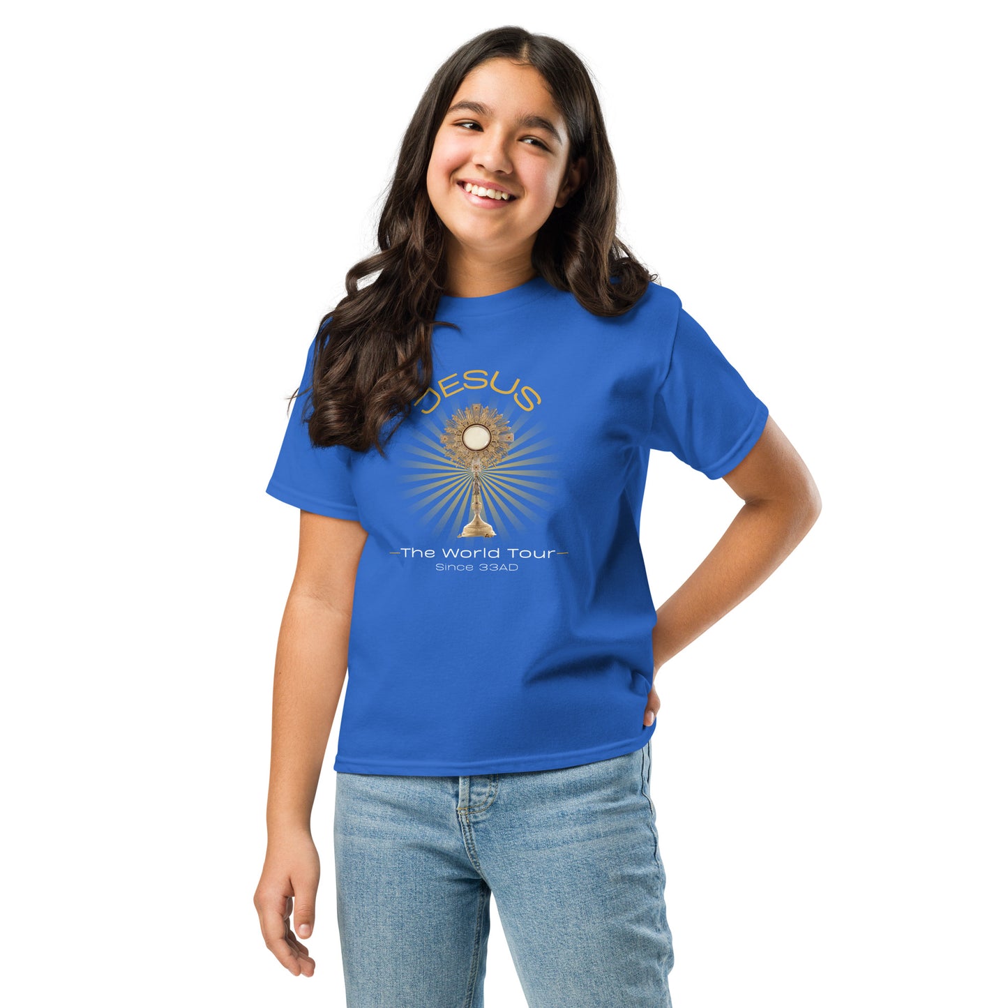 The Jesus World Tour Eucharistic Miracles Tee- Youth Unisex