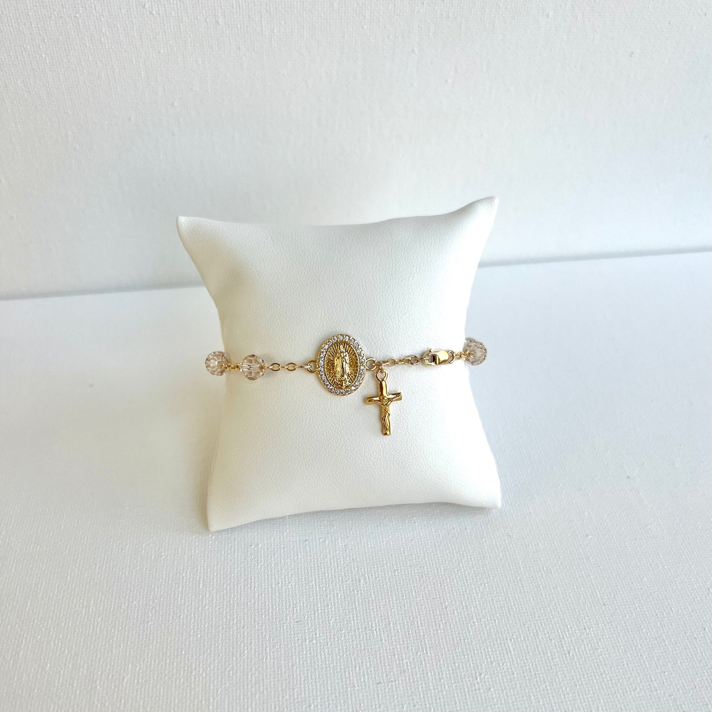Women’s Crystal Rosary Bracelet