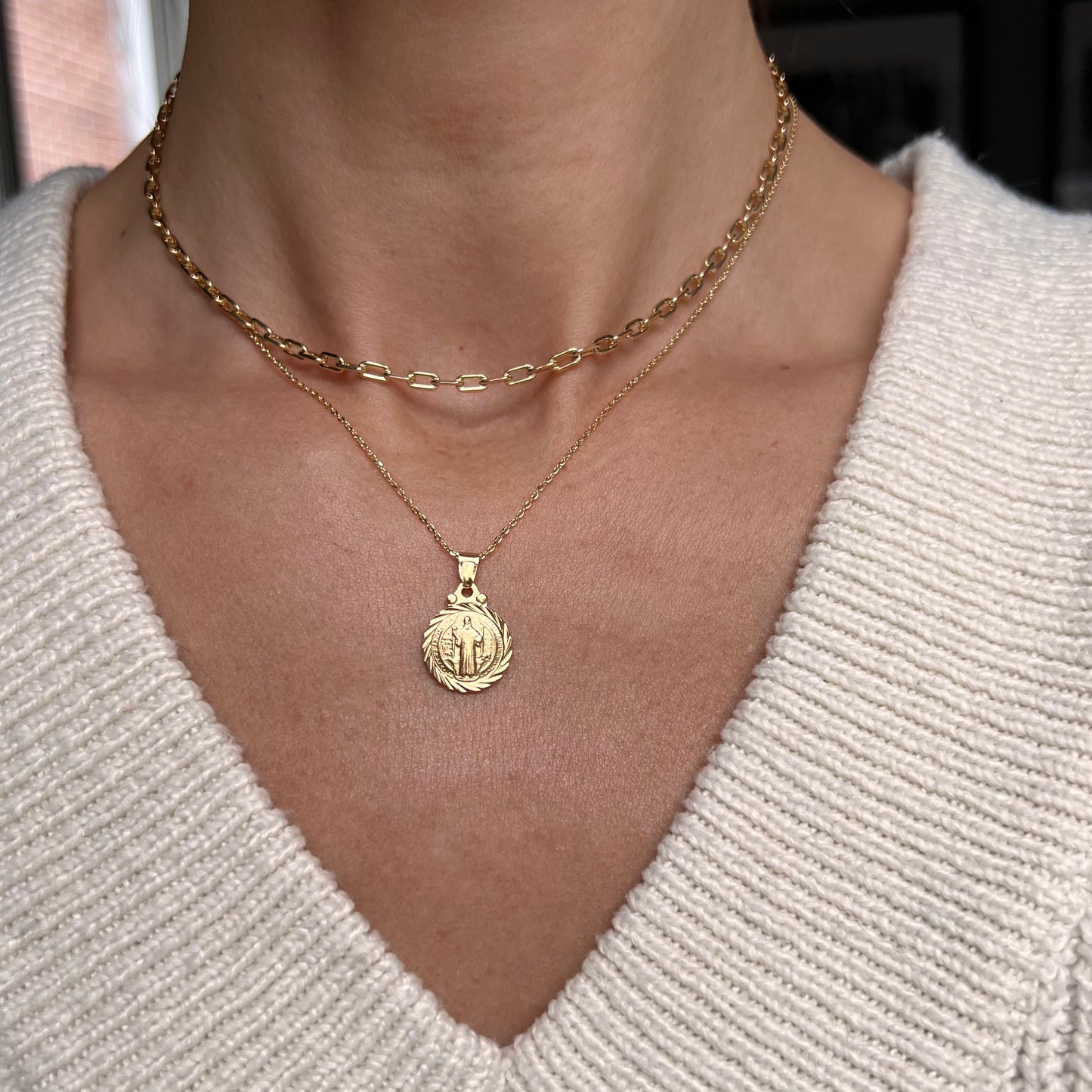 *CLEARANCE* Saint Benedict Necklace Layering Set