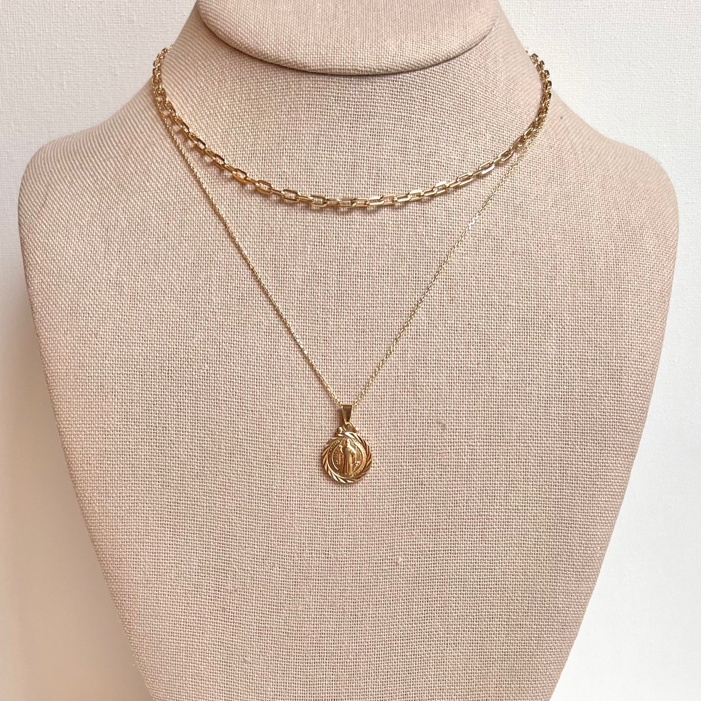 *CLEARANCE* Saint Benedict Necklace Layering Set